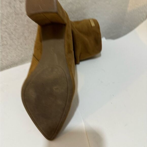 Bebe Savita Tan Dressy Block Heel Boot Shoes - Picture 10 of 12